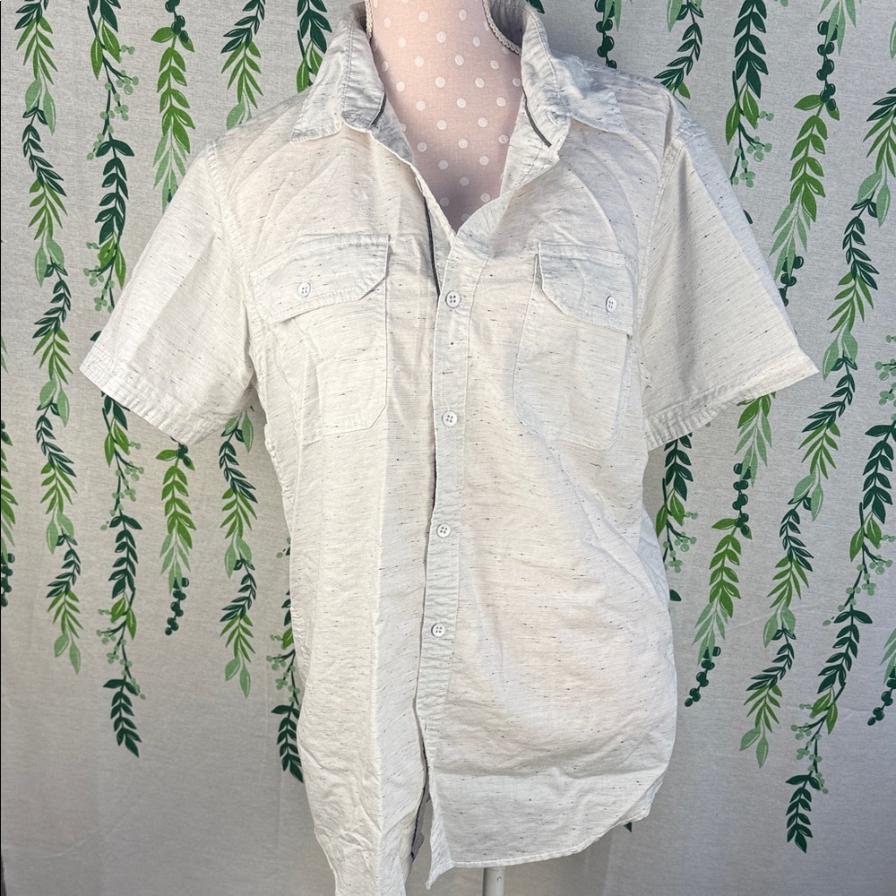 PD&C Slim Fit Short Sleeve Button Down Shirt C2